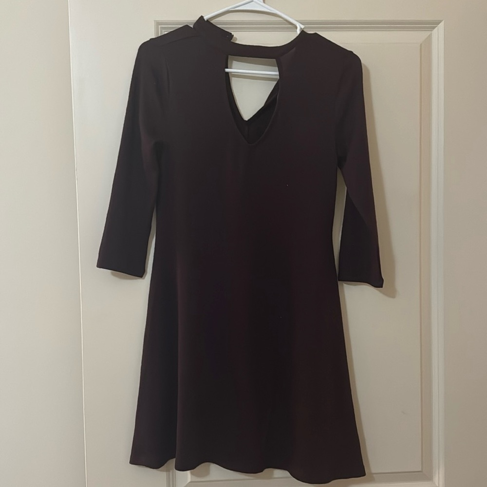 Small long sleeve dark purple dress. Brand new with tags!